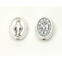 Miraculous Medal Bead (Oval) Pack of 6 Miraculous Medal Bead (Oval) Pack of 6
