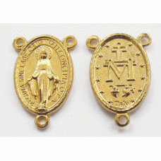 Miraculous Medal Centre (Gold Colour)