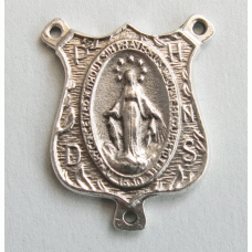 Miraculous Medal Badge shape (blank reverse) Our Lady Centre