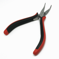 Beadsmith Superfine Ergonomic Bent nose, Wire Wrapping Pliers 
