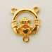 Claddagh centre (Gold Plated) Choice of colour