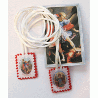 Saint Michael Scapular with Leaflet